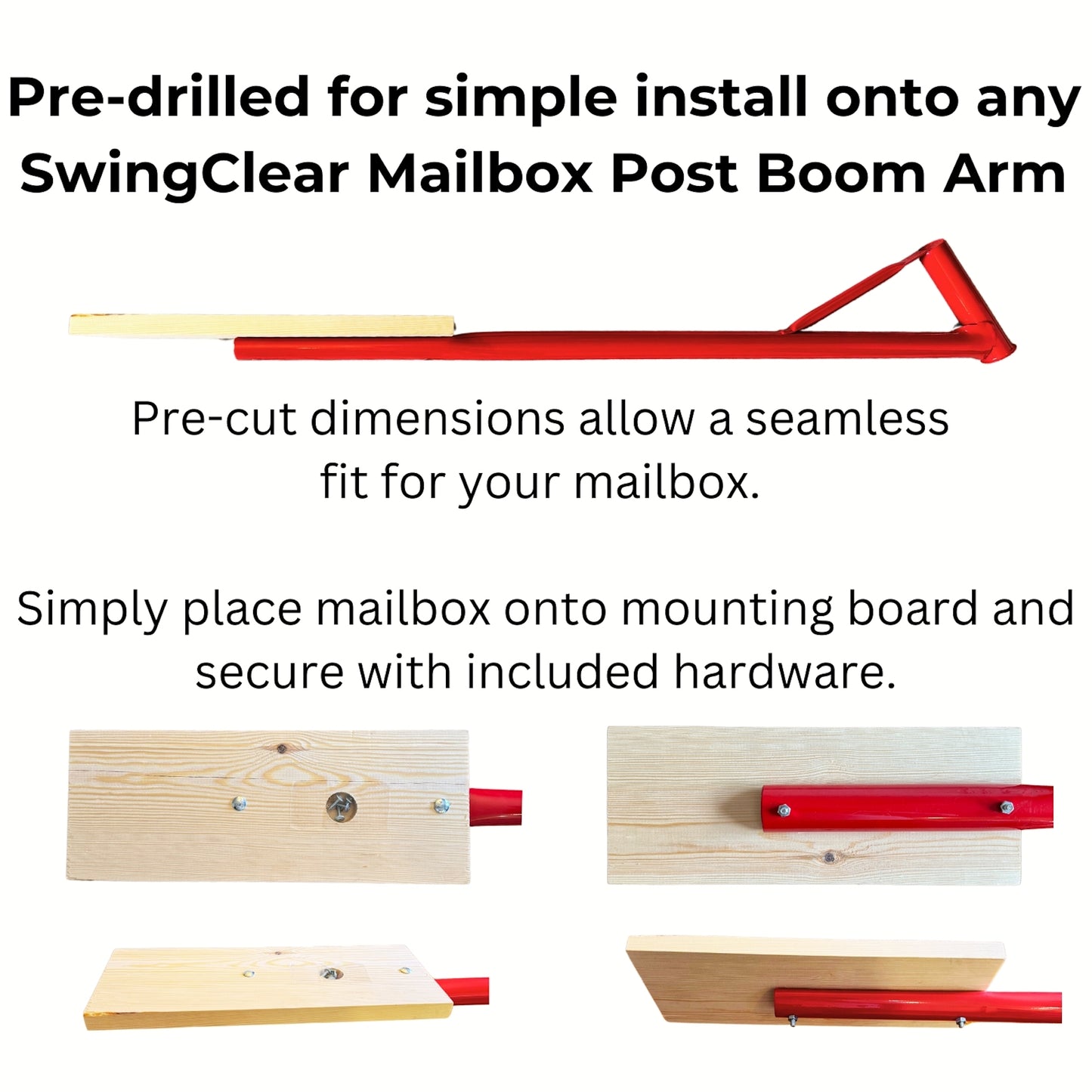 Large Mailbox Mounting Board