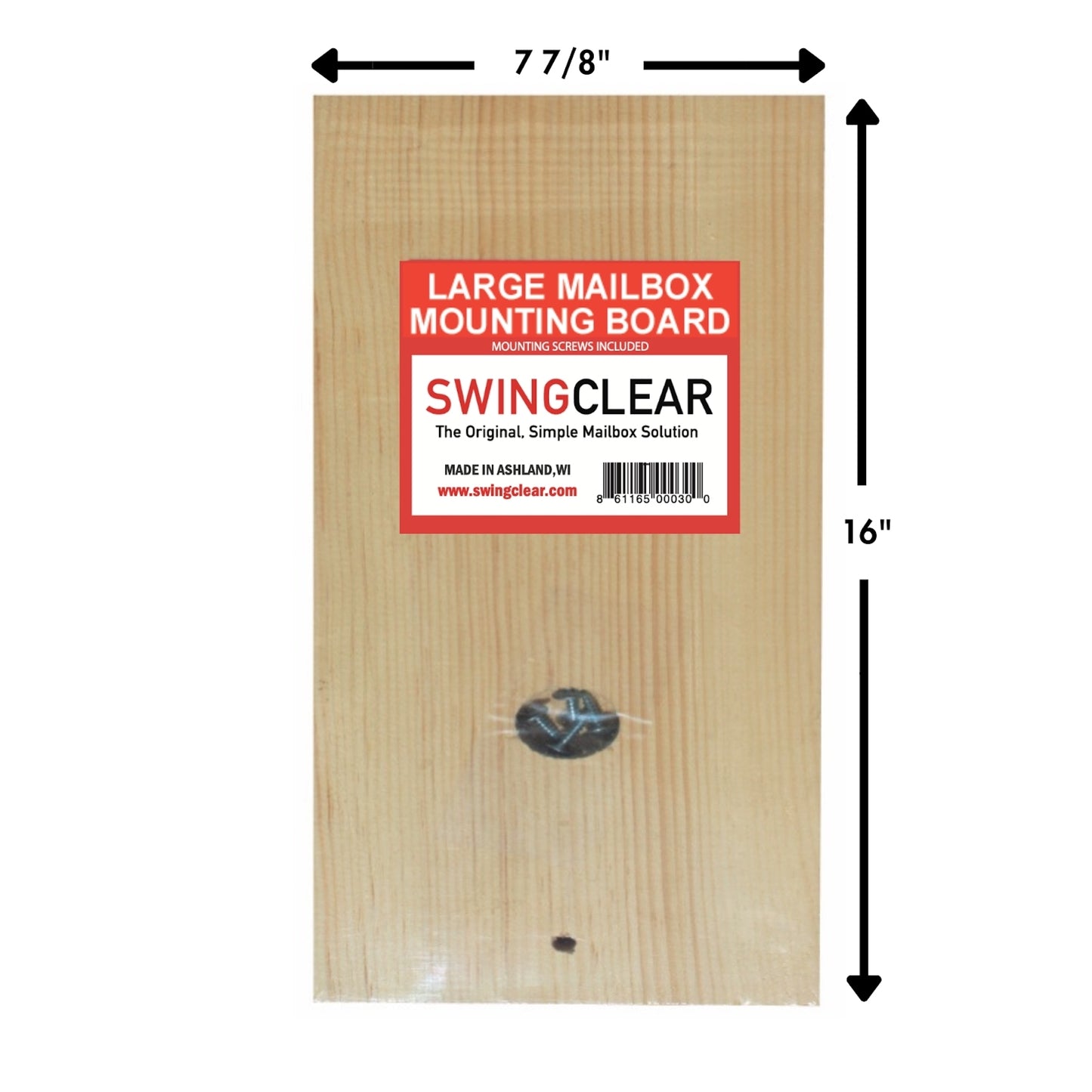 Large Mailbox Mounting Board