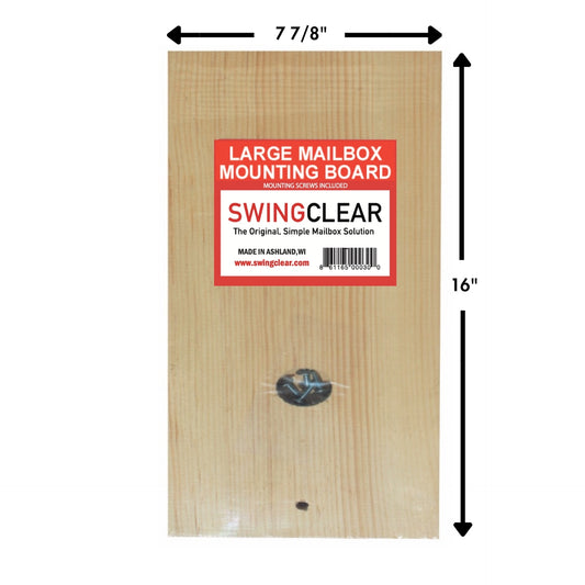 Large Mailbox Mounting Board