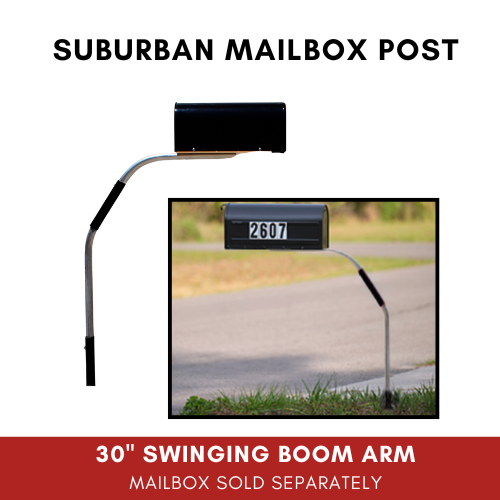 Suburban Mailbox post