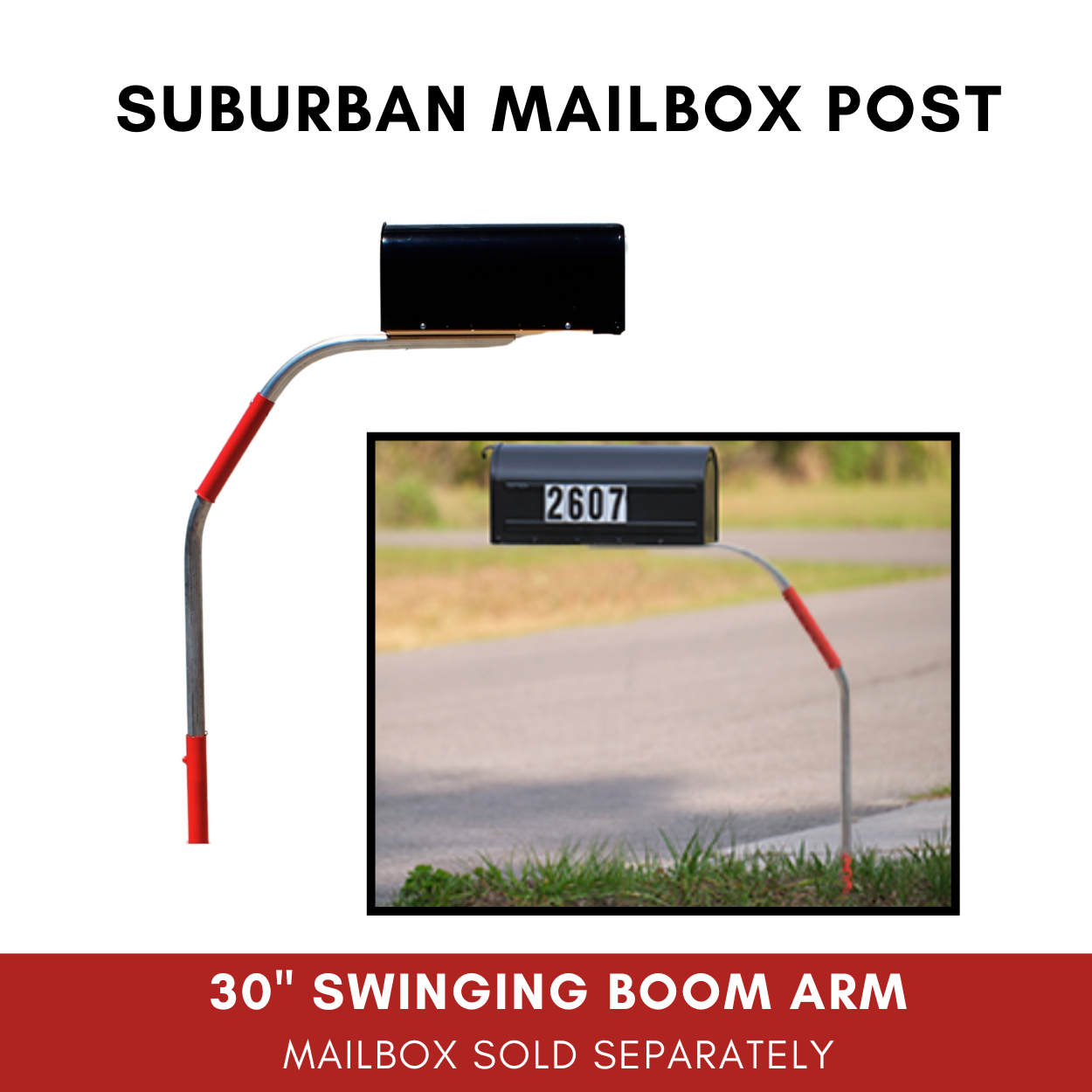 SUBURBAN MAILBOX POST