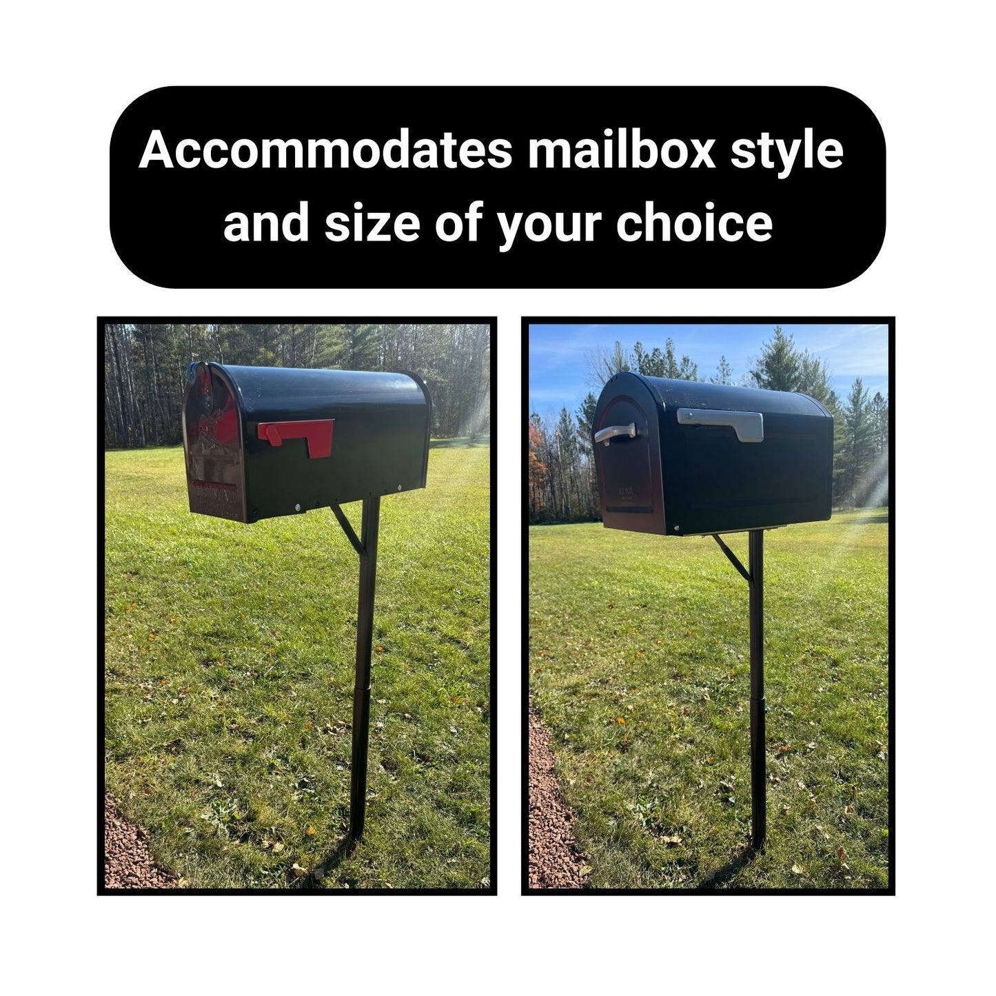Simple Mailbox Post is simple but effective in design
