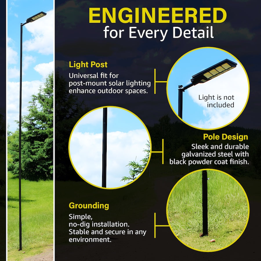 InstaPole 14-Foot Galvanized Pole